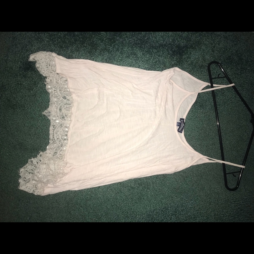 baby pink tank top